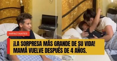 Mama e hijo sorpresa