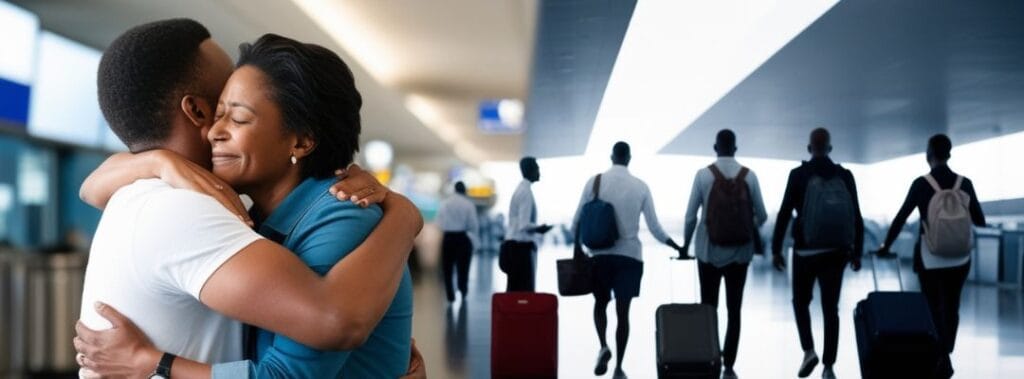 madre e hijo cubanos