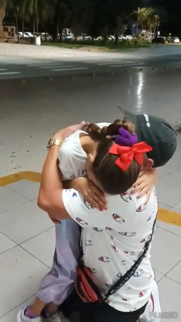 padre e hija reencuentro